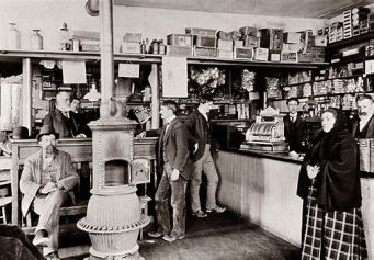 stores were a lot more basic back then.